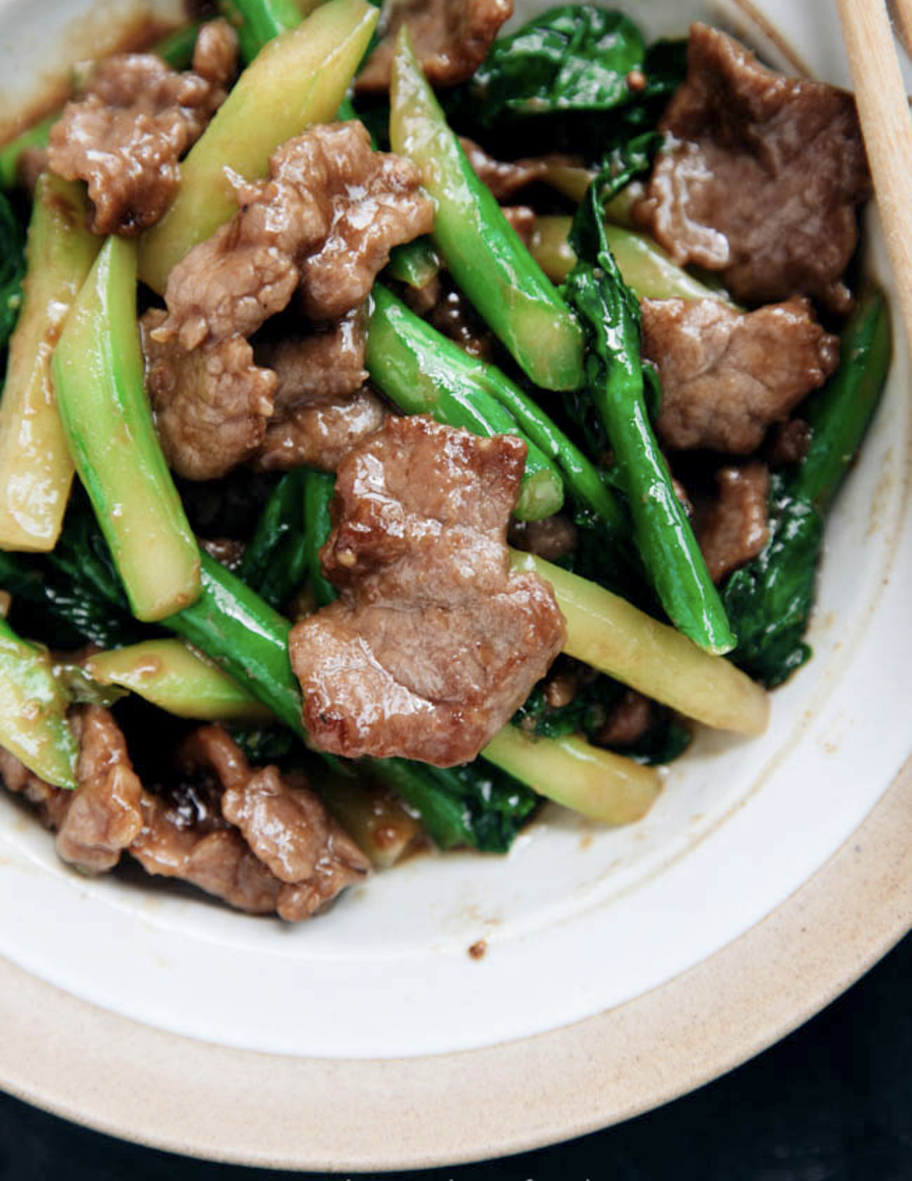 Order Beef with Chinese broccoli  food online from Dragon chinese restaurant store, Culver City on bringmethat.com