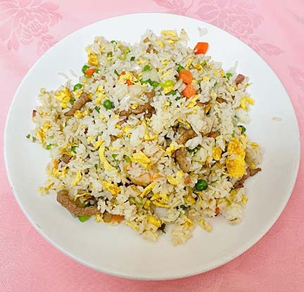 Order Yang Chou Fried Rice food online from Canaan Restaurant store, Artesia on bringmethat.com