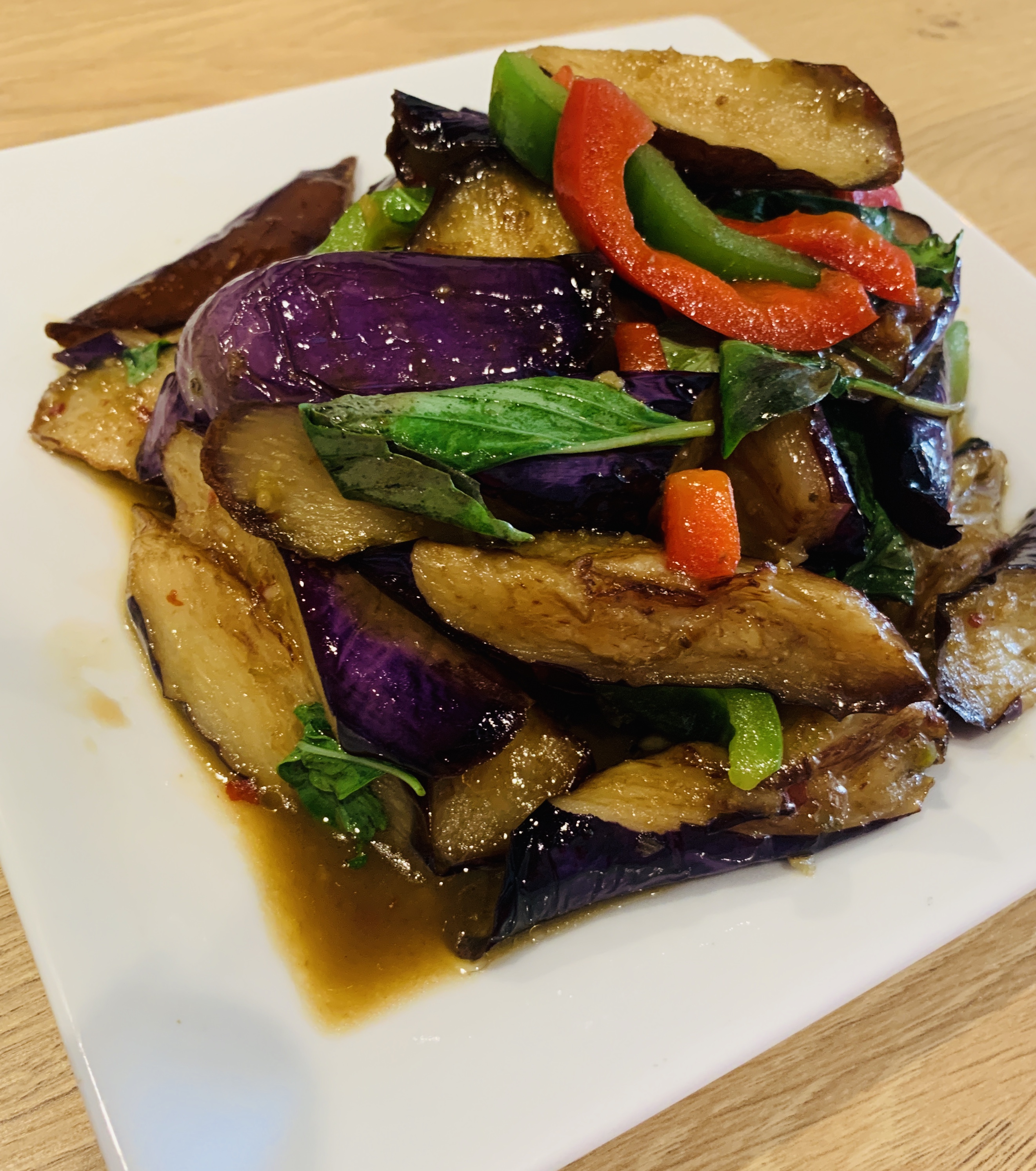 Order Spicy Eggplant  food online from Shine Thai Cuisine store, Daly City on bringmethat.com