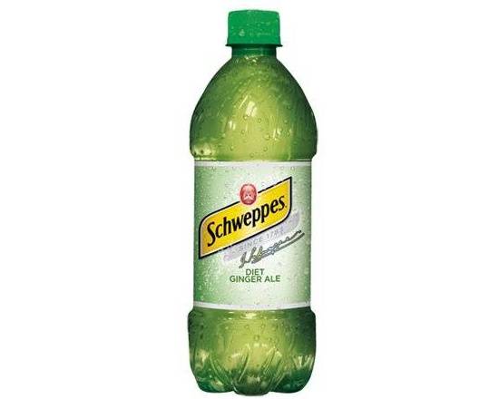 Order Schweppes Diet Ginger Ale food online from Fialkoff Kosher Pizza store, Lawrence on bringmethat.com