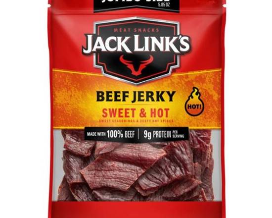 Order Jack Link's, Sweet & Hot Beef Jerky, 2.85 Oz. food online from Pit Stop Liquor Mart store, El Monte on bringmethat.com