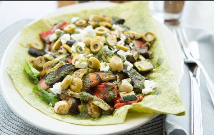 Order Mixed Veggie Wrap food online from Jubilee Juice & Grill store, Chicago on bringmethat.com