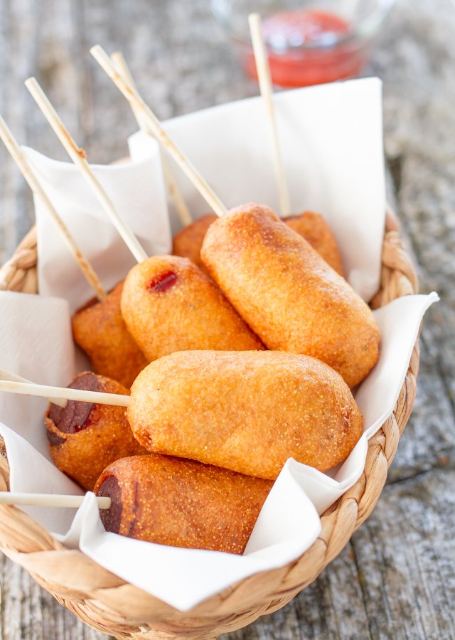 Order Mini Corn Dog  food online from Bonfire Mongolian Grill store, Clarksville on bringmethat.com