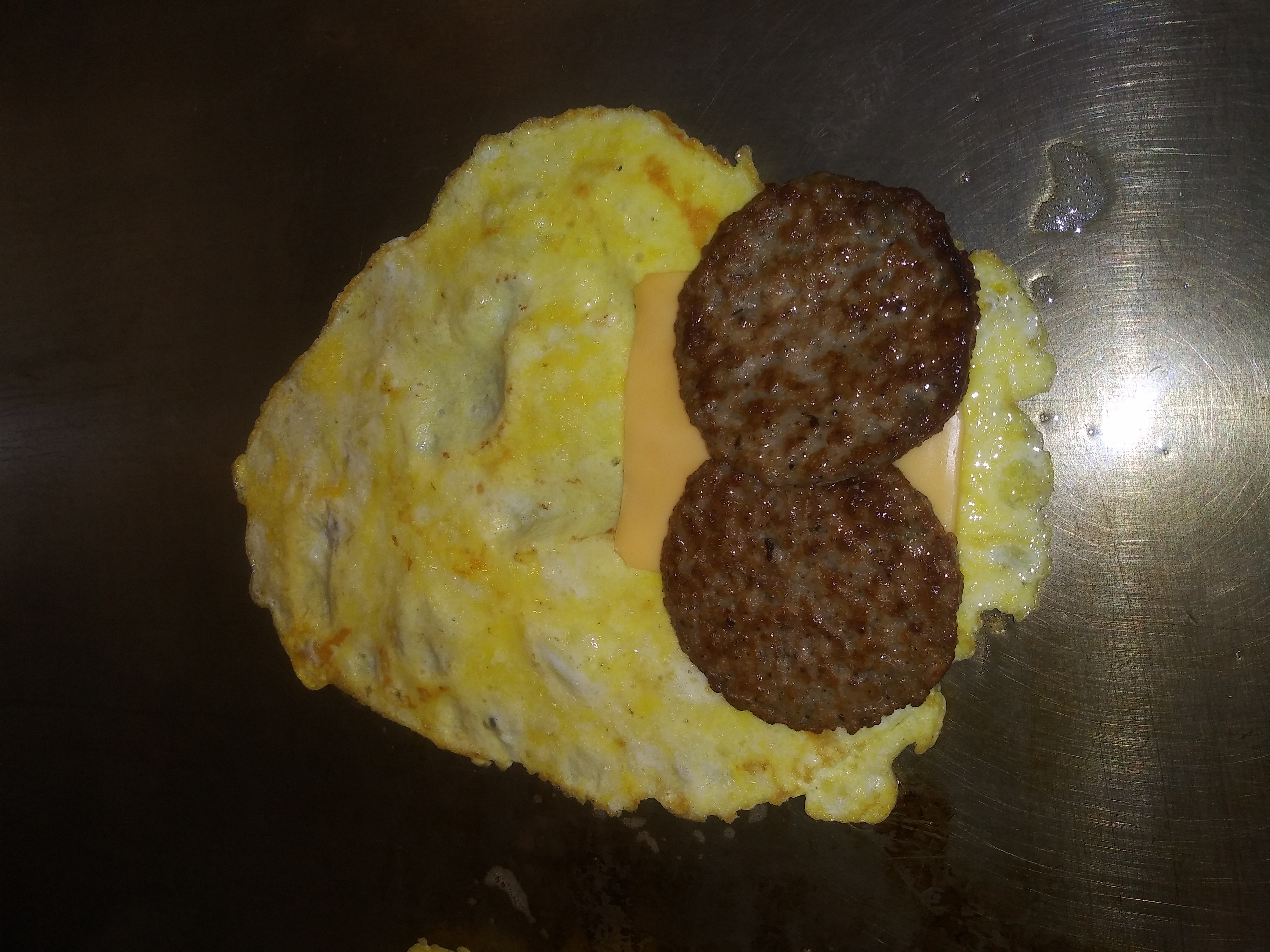 Order Sausage, Egg and Cheese Pita food online from The Sheik store, Starke on bringmethat.com