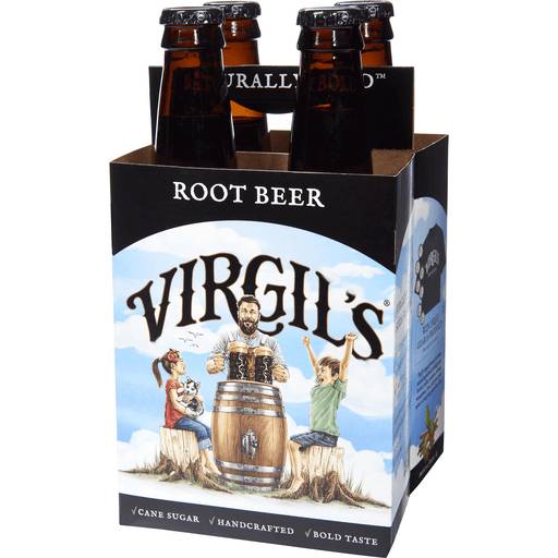 Order Virgils Root Beer (4PK 12 OZ) 12554 food online from BevMo! store, Greenbrae on bringmethat.com