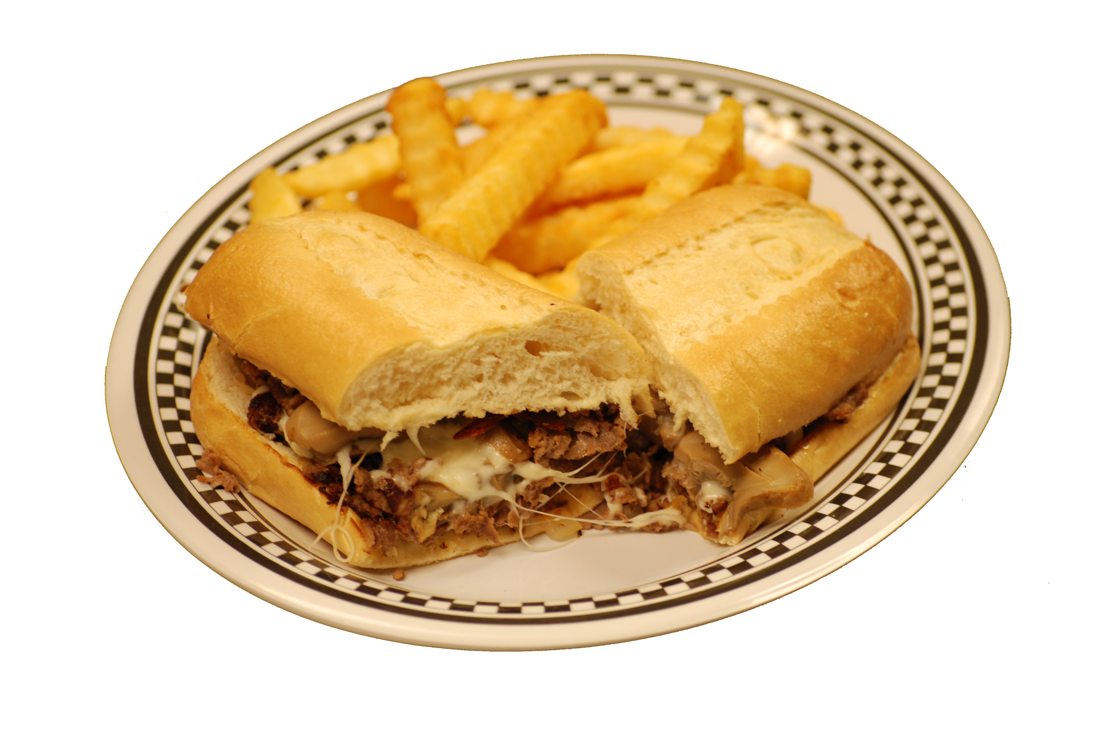 Order Philly Cheese Steak Sandwich food online from Carolina's Diner store, Greensboro on bringmethat.com