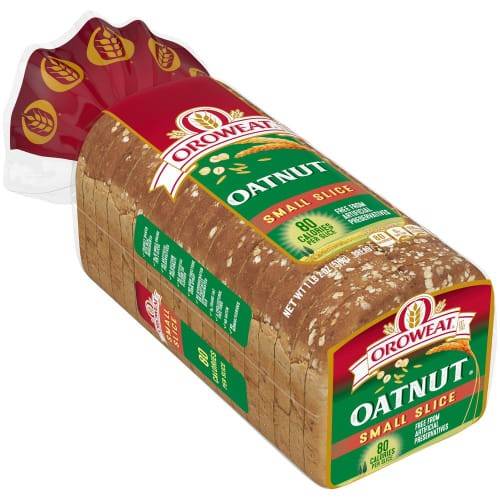 Order Oroweat · Small Slice Oatnut Bread (18 oz) food online from United Supermarkets store, Plainview on bringmethat.com