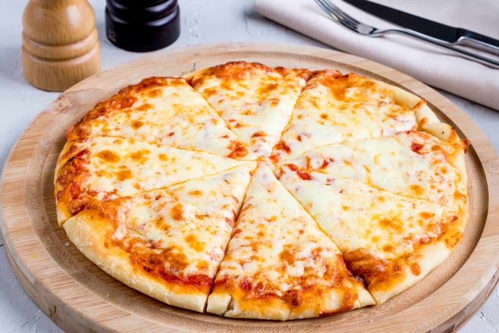 Order Say Cheese Pizza - Medium 12" food online from Shawarma House store, San Francisco on bringmethat.com