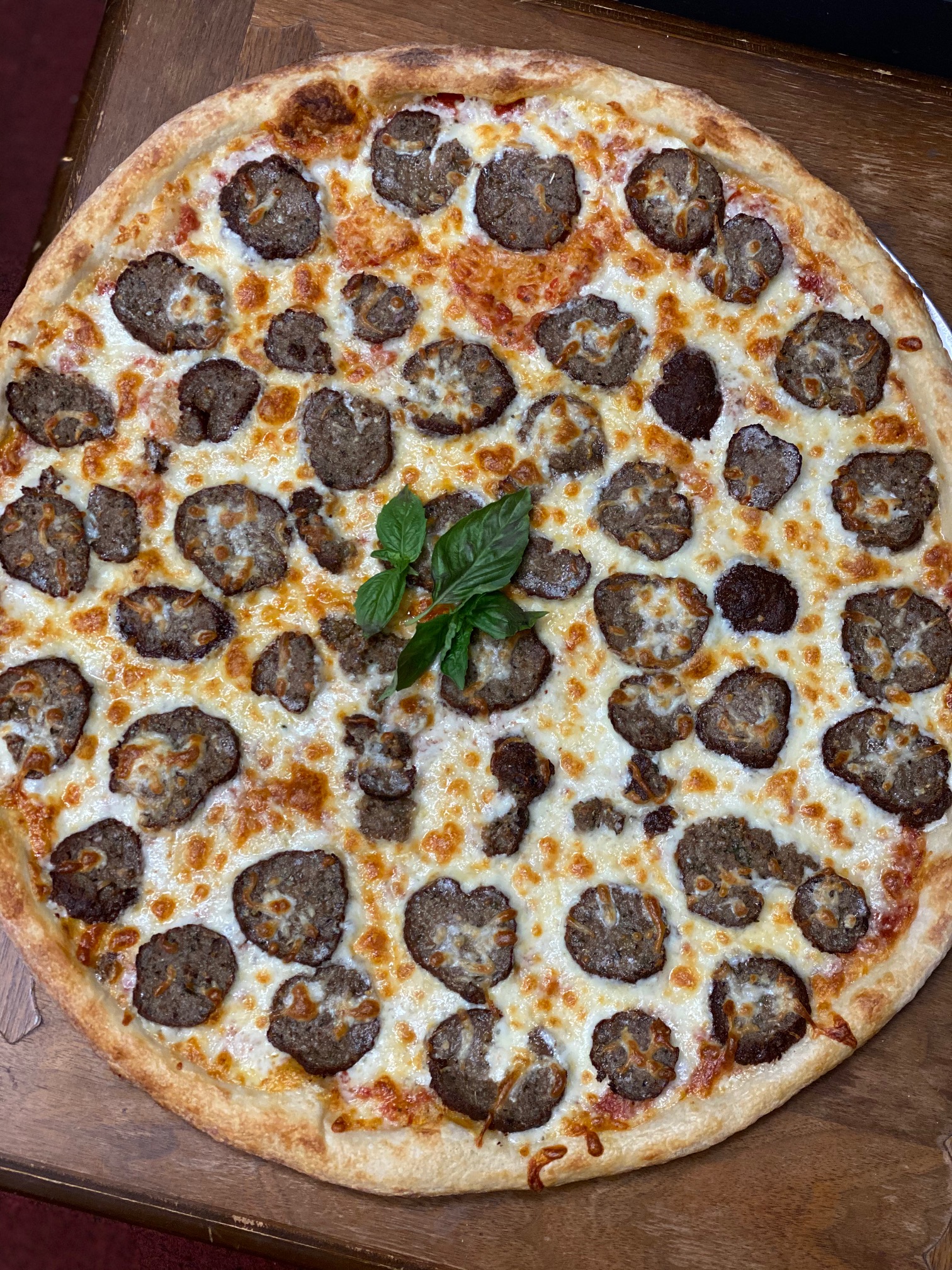 Order 18" Meatball Pie food online from Sliced By Harlem Pizza Co store, New York on bringmethat.com