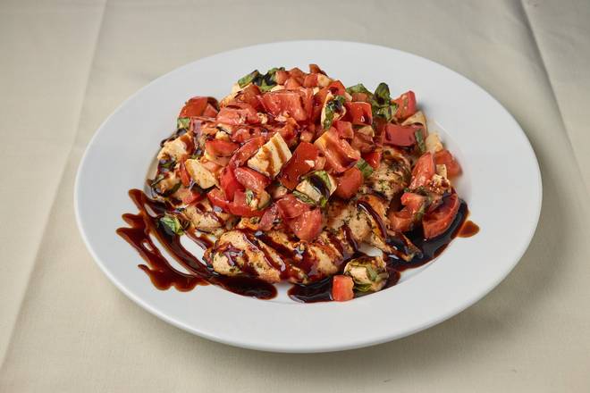 Order Grilled Chicken Bruschetta food online from Cara Mia store, Seaford on bringmethat.com