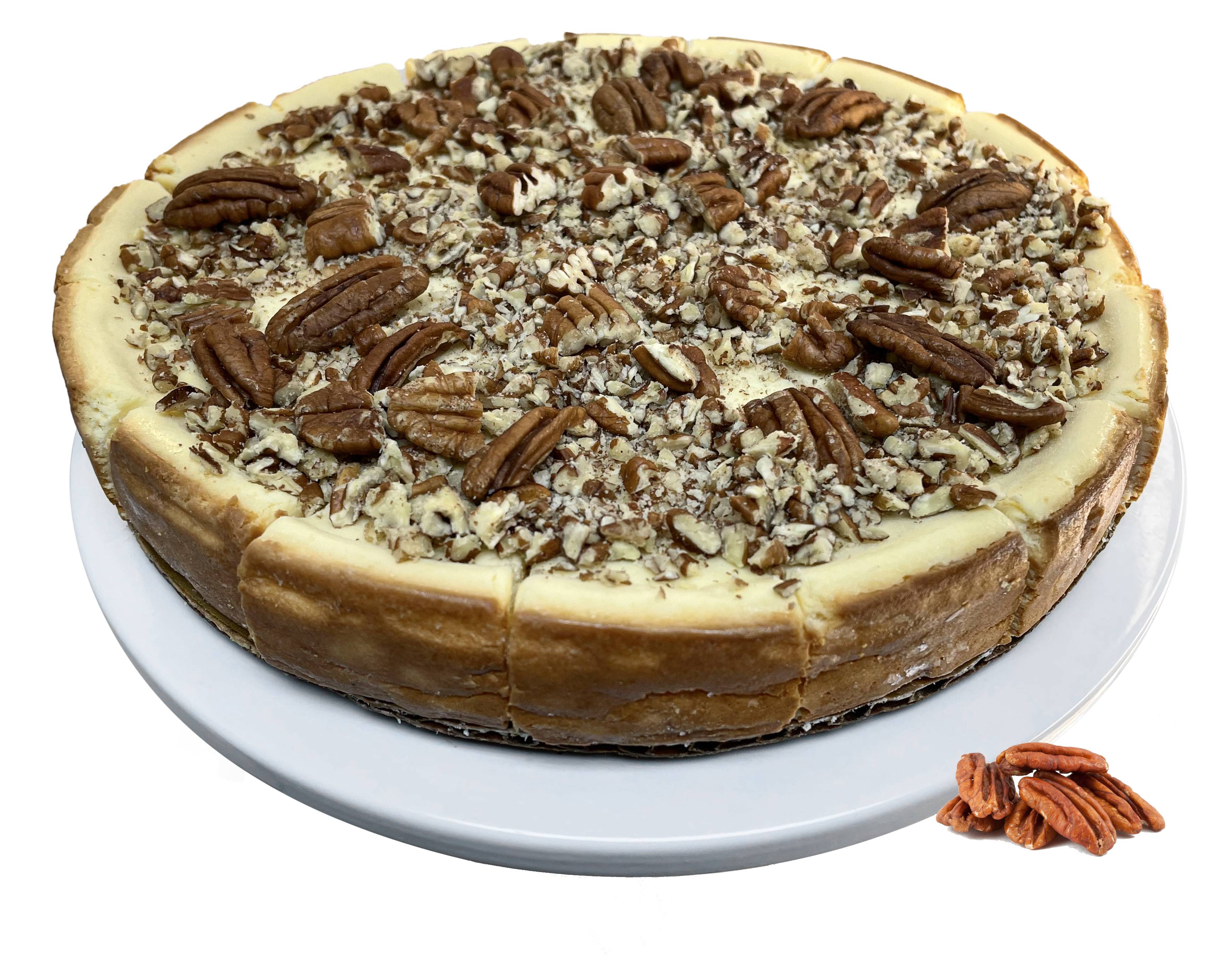 Order Sugar Free Pecan Cheesecake 9" - 2 lbs Gift Box food online from Andy Anand Chocolates store, Chino on bringmethat.com