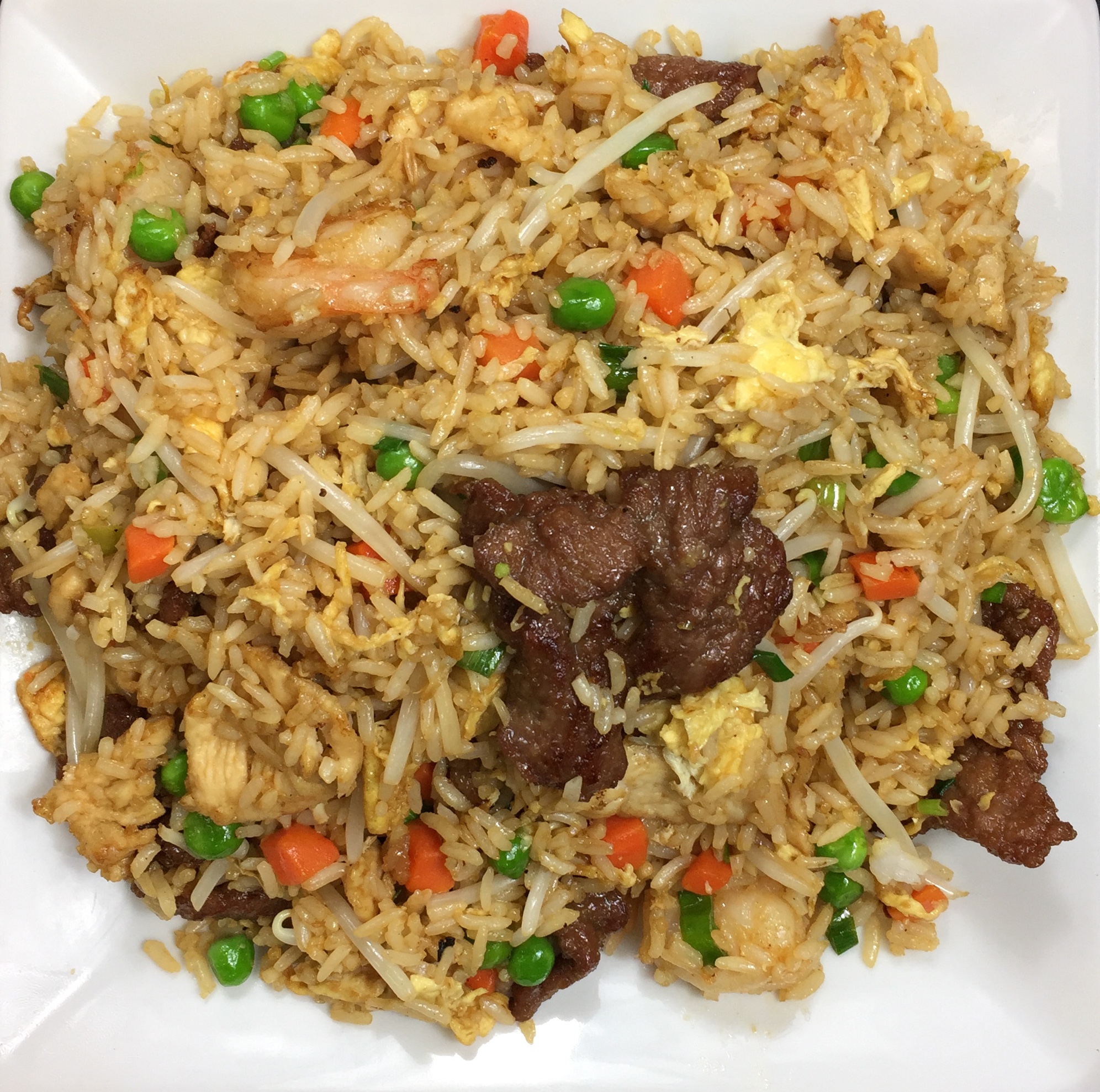 Order 140. House Special Fried Rice food online from Go Get em Chinese store, Rancho Cucamonga on bringmethat.com