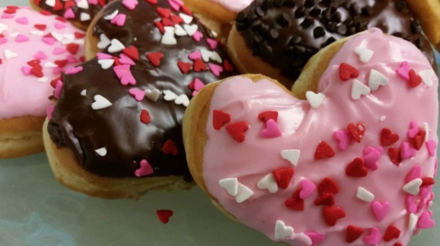 Order Half Dozen Valentine Donut food online from Big Jim Donuts store, Glendale on bringmethat.com