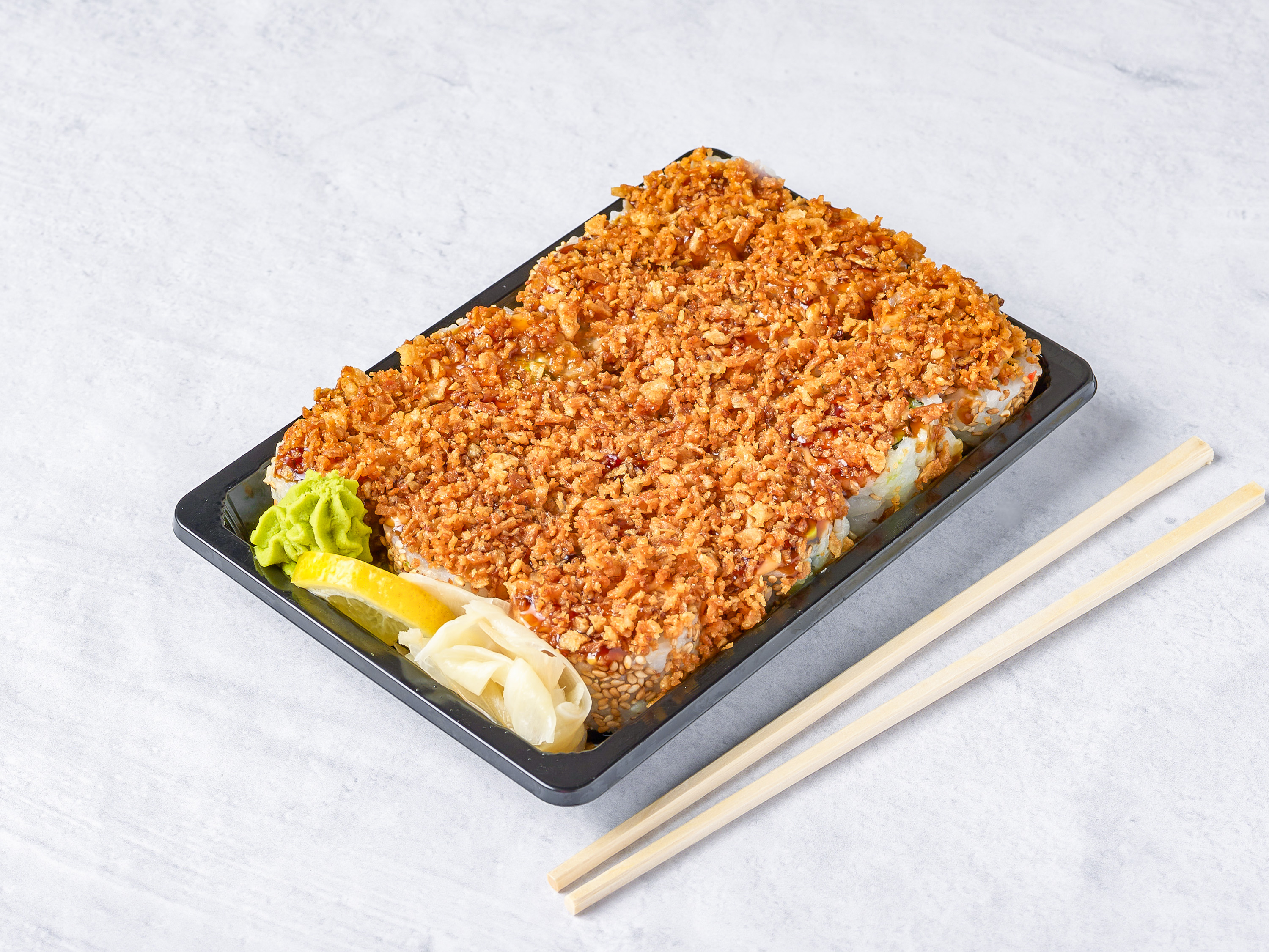 Order Crunchy Roll food online from Van Sushi Cafe store, Vernon Hills on bringmethat.com