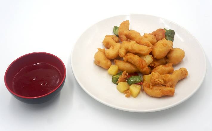 Order 409 Sweet & Sour Chicken 甜酸鸡 food online from 8000 Miles store, Roselle on bringmethat.com
