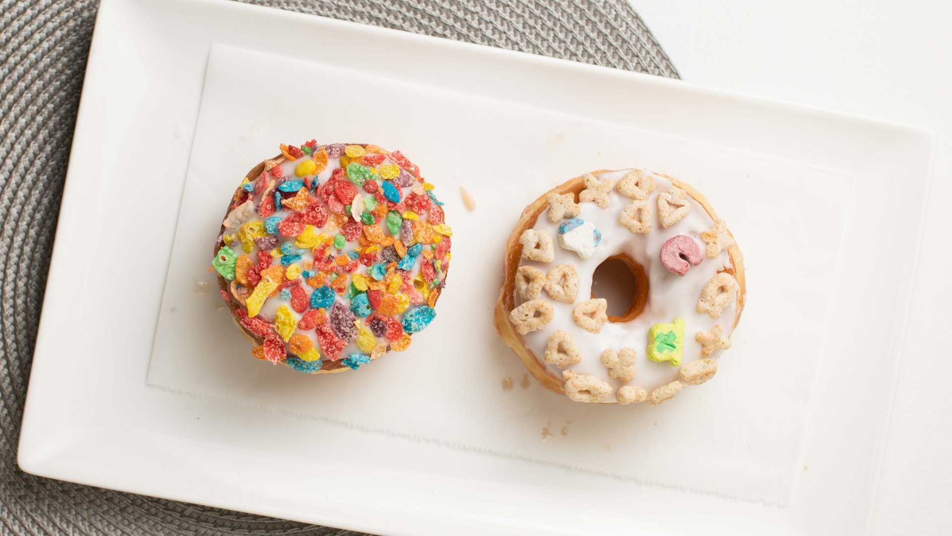 Order Fruity Pebbles Donut food online from country donutz store, Salisbury on bringmethat.com