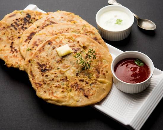 Order Keema Paratha/Naan food online from The Indian Spice Palace store, Inglewood on bringmethat.com