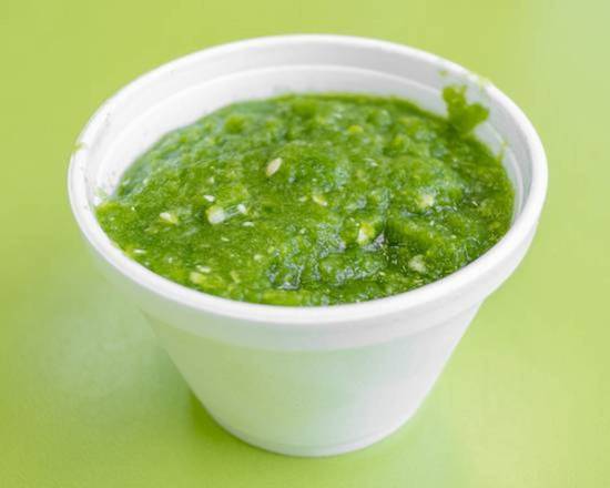 Order 6oz Green Sauce Cup food online from El Pollo Rico store, Arlington on bringmethat.com