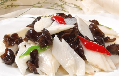 Order 99. Black Fungus and Chinese Yam 木耳炒山药 food online from Sichuan Home store, San Francisco on bringmethat.com