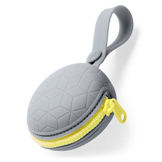 Order SKIP*HOP® Grab & Go Silicone Pacifier Holder in Grey food online from Bed Bath & Beyond store, Lancaster on bringmethat.com