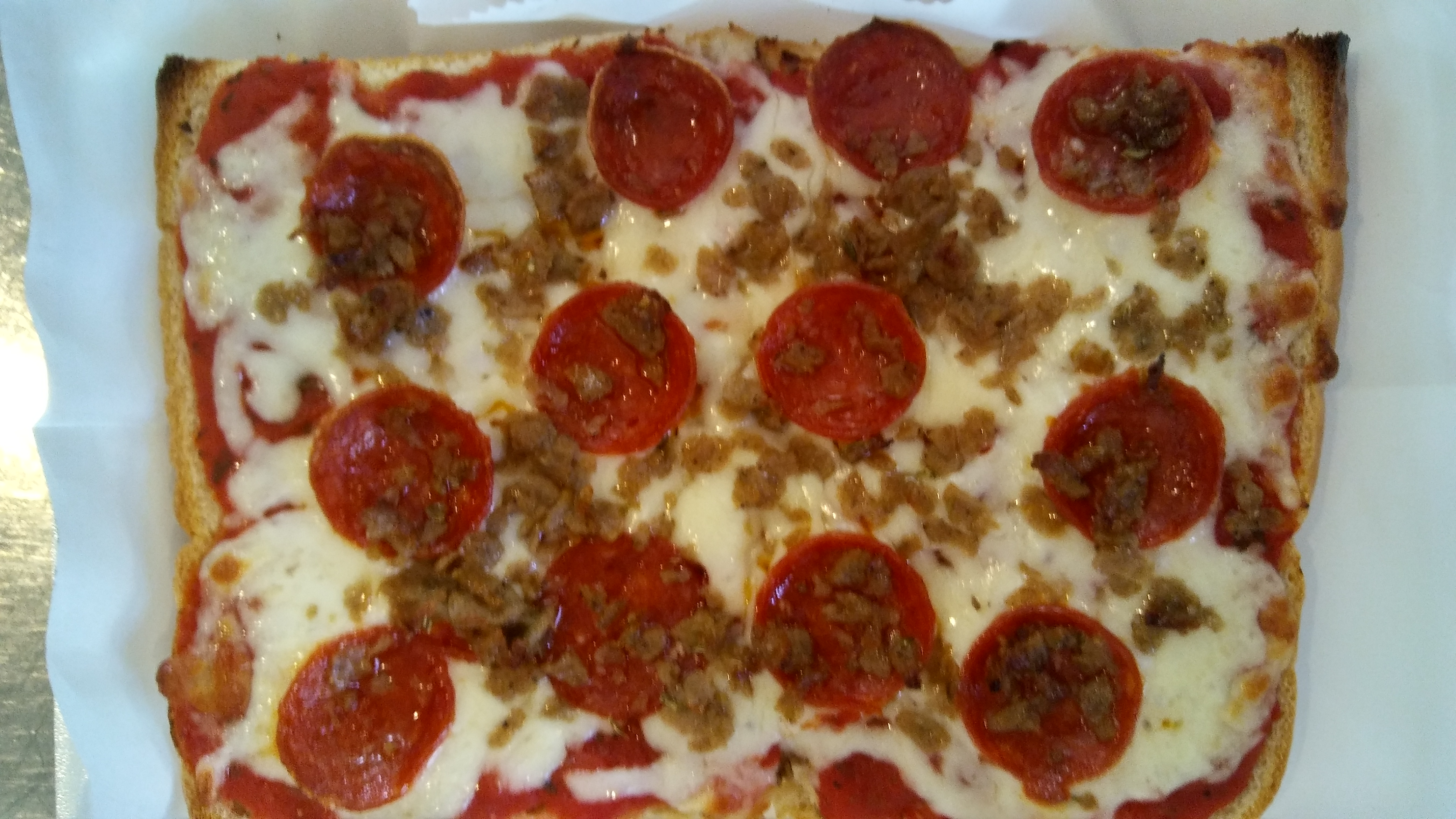 Order 6" One Topping Pizza Boat food online from Pizza Bistro store, West Mifflin on bringmethat.com