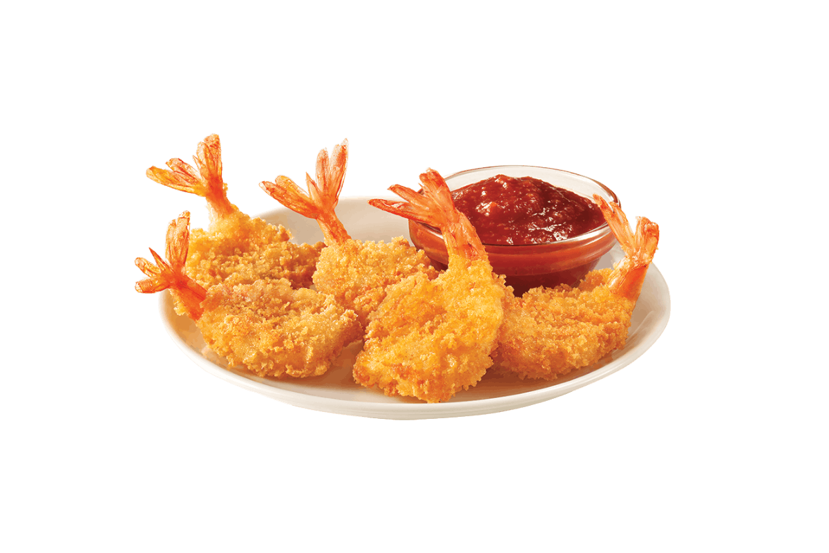 Order 5 Piece Butterfly Shrimp food online from Captain Ds Seafood Restaurants store, Forestdale on bringmethat.com