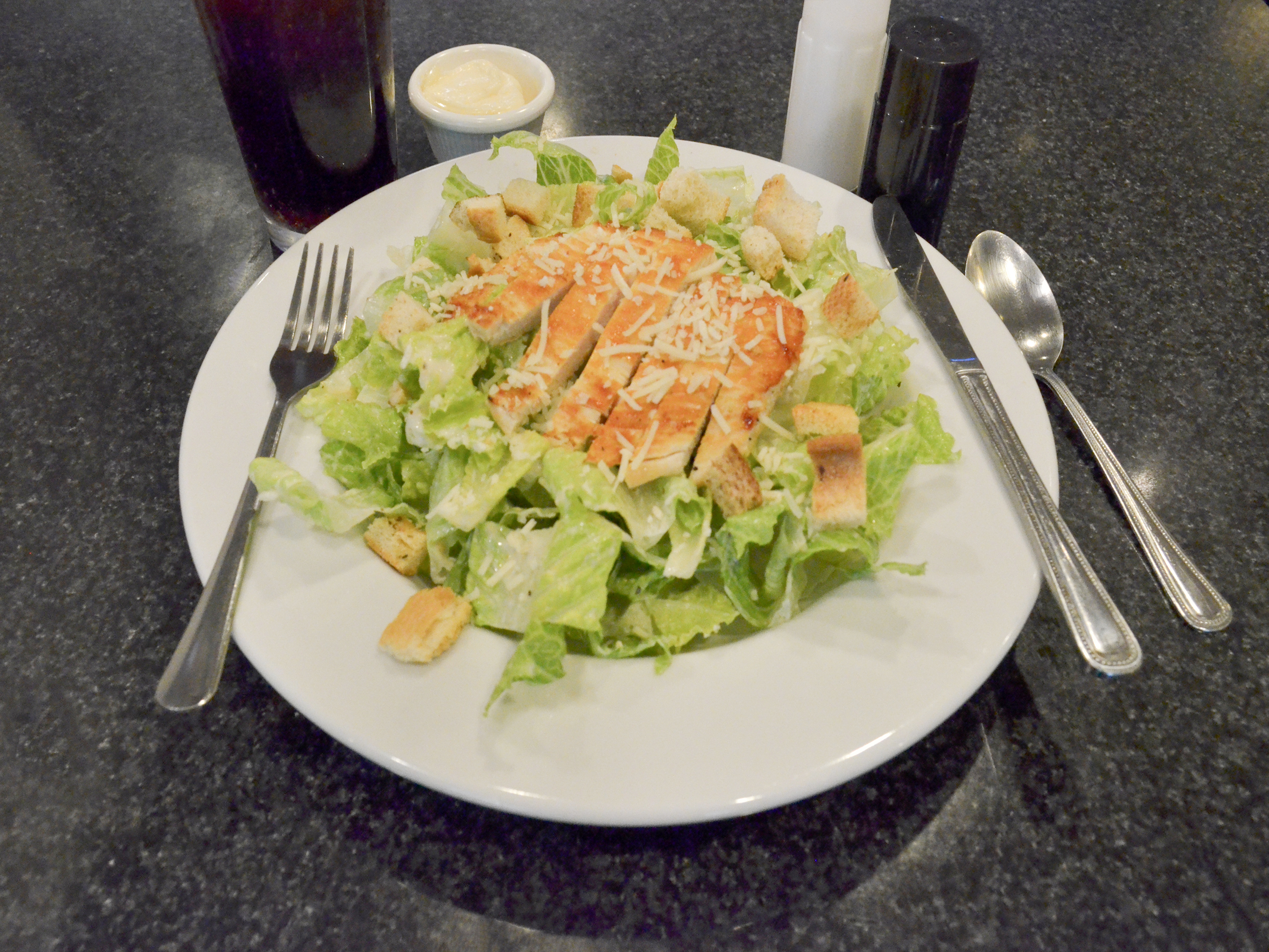Order 42. Grilled Chicken Caesar Salad food online from Vernon Street Grill store, Roseville on bringmethat.com
