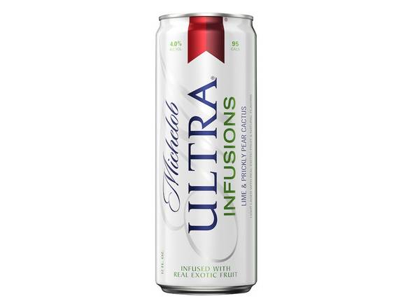 Order Michelob Ultra Infusions Lime & Prickly Pear Cactus - 12x 12oz Cans food online from American Spirits Beverage Co store, Dallas on bringmethat.com