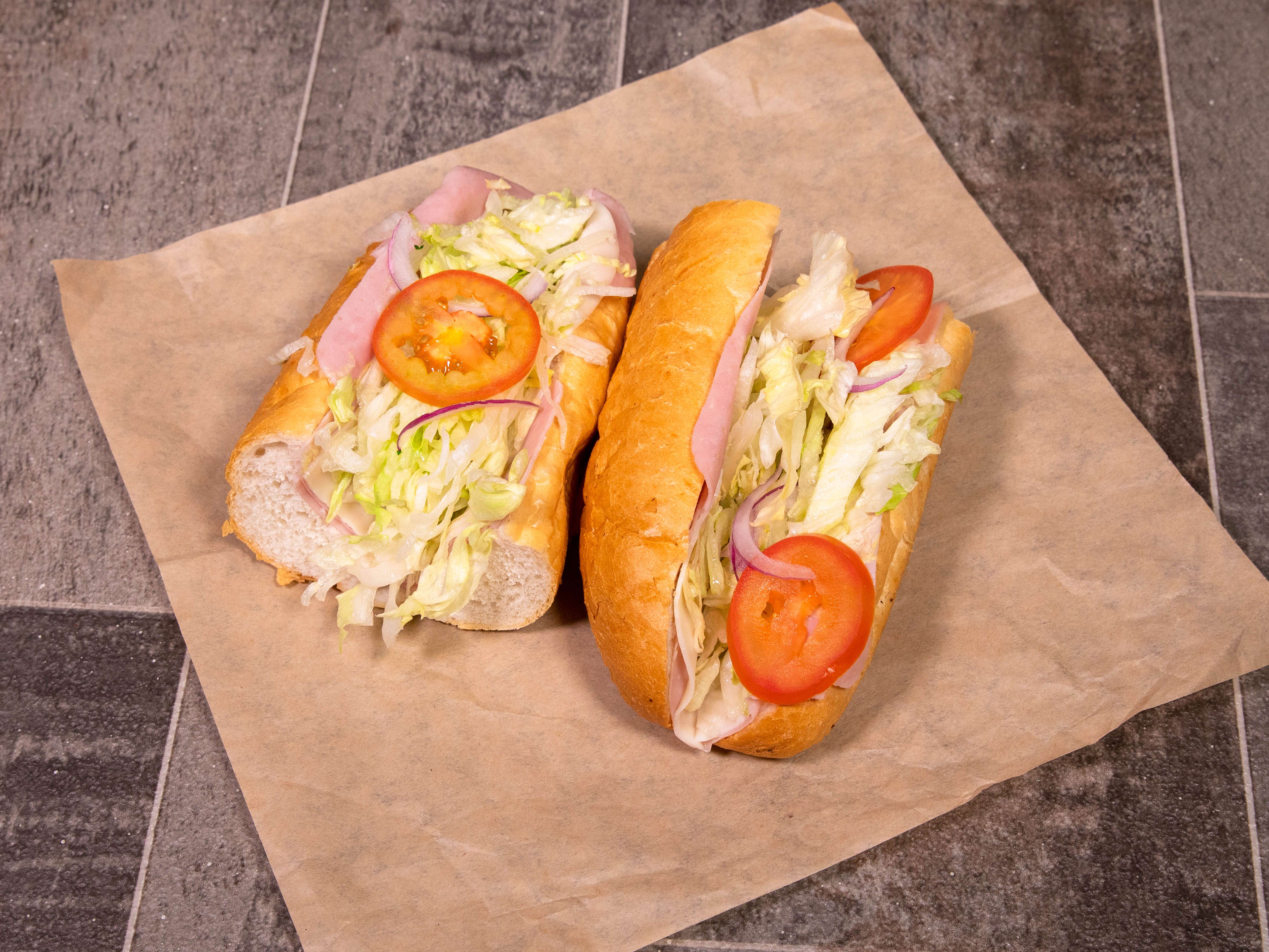Order Ham and Provolone Cold Sub food online from Besa's Pizza & Pasta store, Dallas on bringmethat.com
