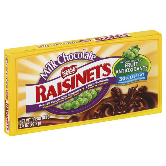 Order Nestle Raisinets Coated in Milk Chocolate (3.5 lb) food online from Rite Aid store, Eugene on bringmethat.com