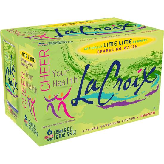 Order LaCroix Sparkling Water, Lime 6 CT 12 OZ food online from CVS store, ORANGEBURG on bringmethat.com