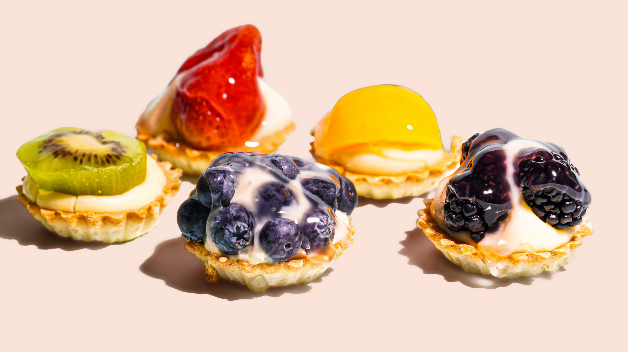 Order Mini Fruit Tarts food online from Oasis Cafe store, Flushing on bringmethat.com