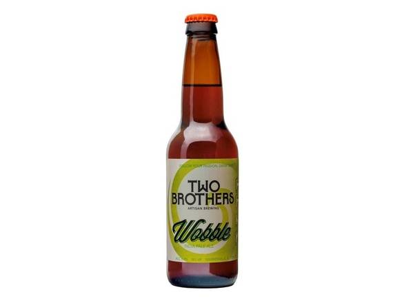 Order Two Brothers Wobble IPA - 6x 12oz Bottles food online from Kirby Food & Liquor store, Champaign on bringmethat.com