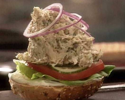 Order Tuna Salad Sandwich food online from BAGELS YOUR WAY store, Medford on bringmethat.com