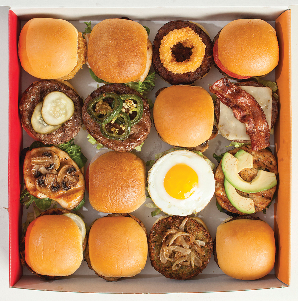 Order The Party Box food online from Burgerim store, Modesto on bringmethat.com