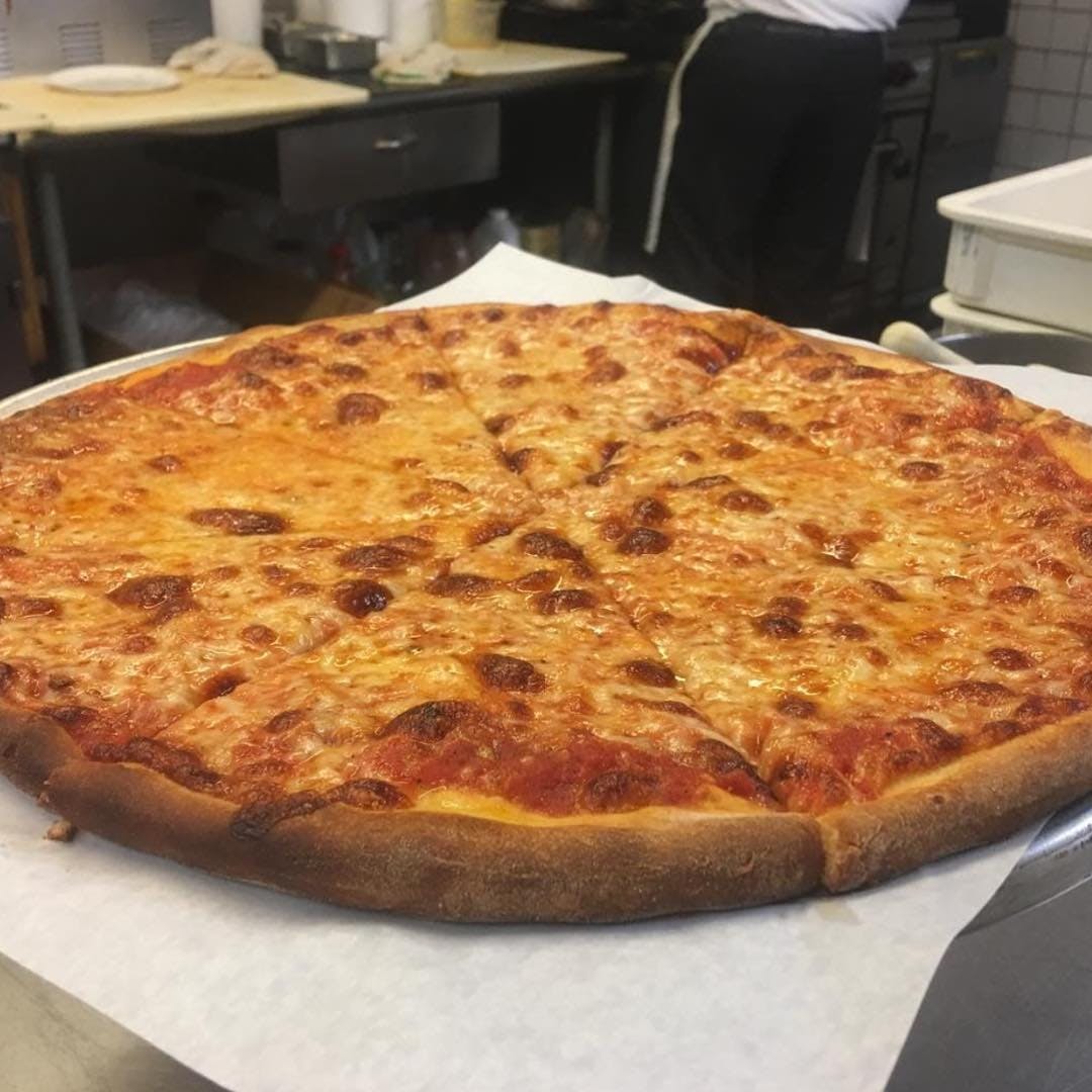 Order Mozzarella Cheese Pizza - Small 12" (8 Slices) food online from Hometown Pizza of Bristol store, Bristol on bringmethat.com