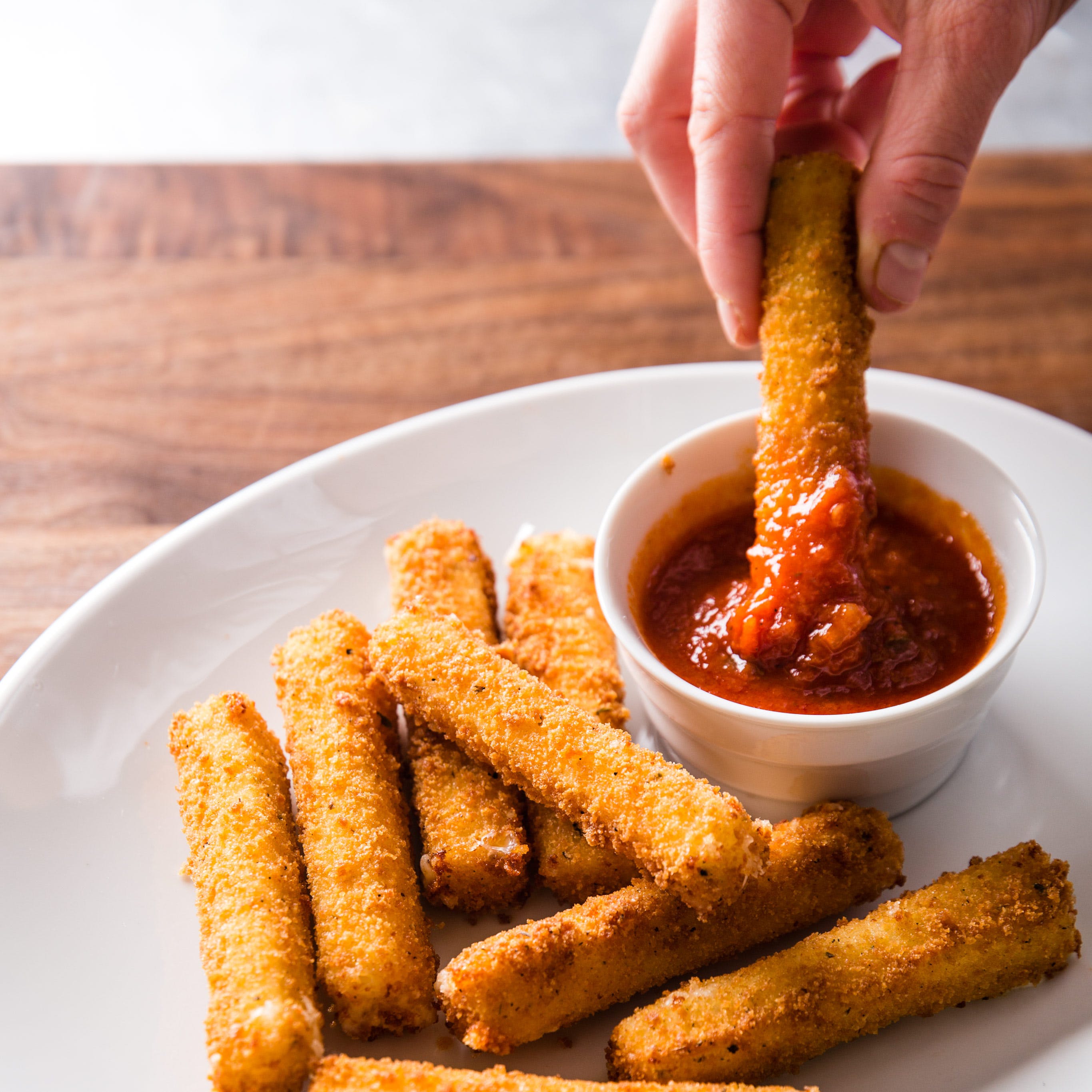 Order Mozzarella Sticks - 6 Pieces food online from Jey Subs & Pizza store, Jessup on bringmethat.com