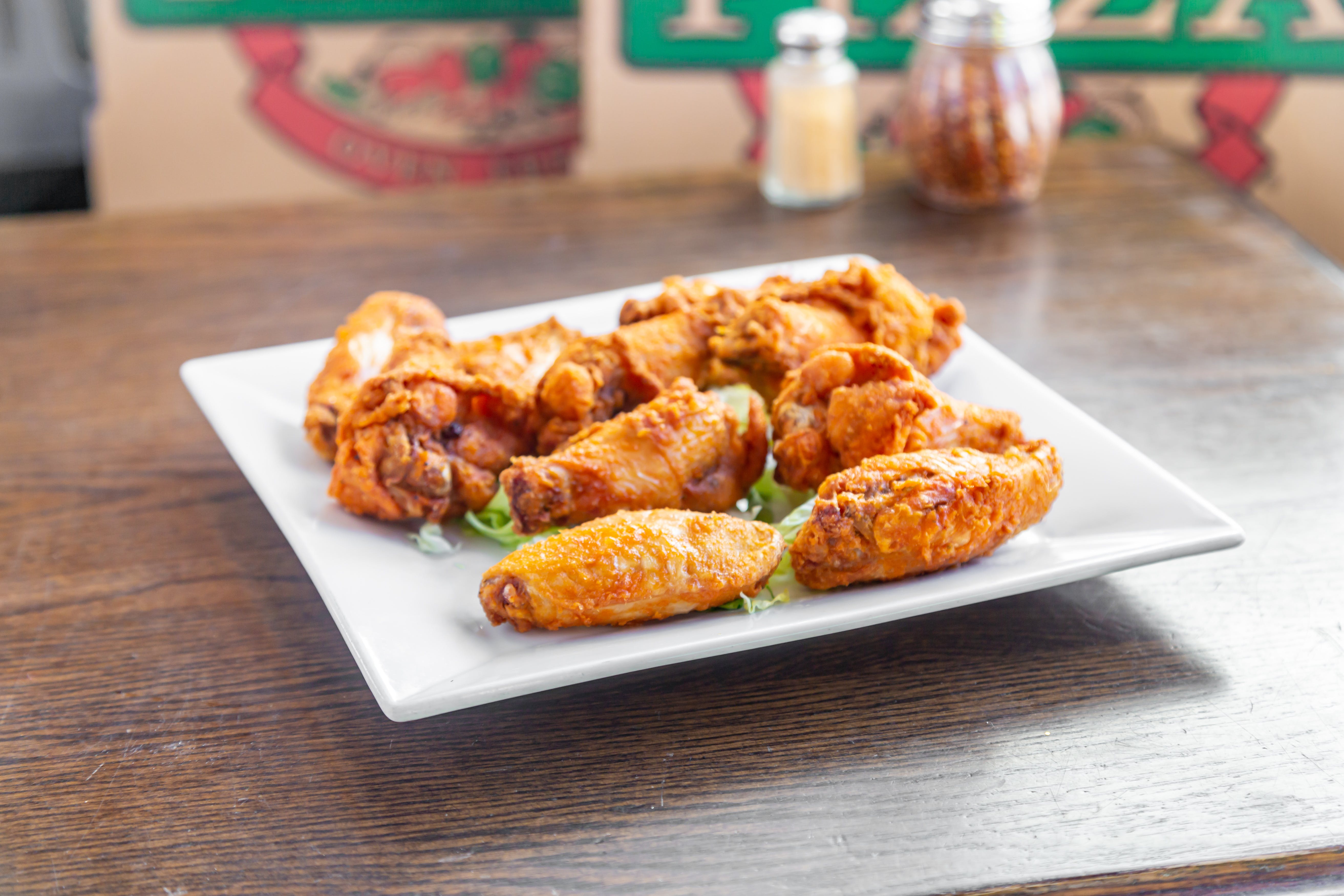 Order Whitney's Specialty Wings - 6 Pieces food online from South Whitney Pizza store, Hartford on bringmethat.com