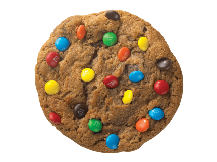Order Original Chocolate Chip with M&Ms Cookie food online from Great American Cookies store, Plano on bringmethat.com