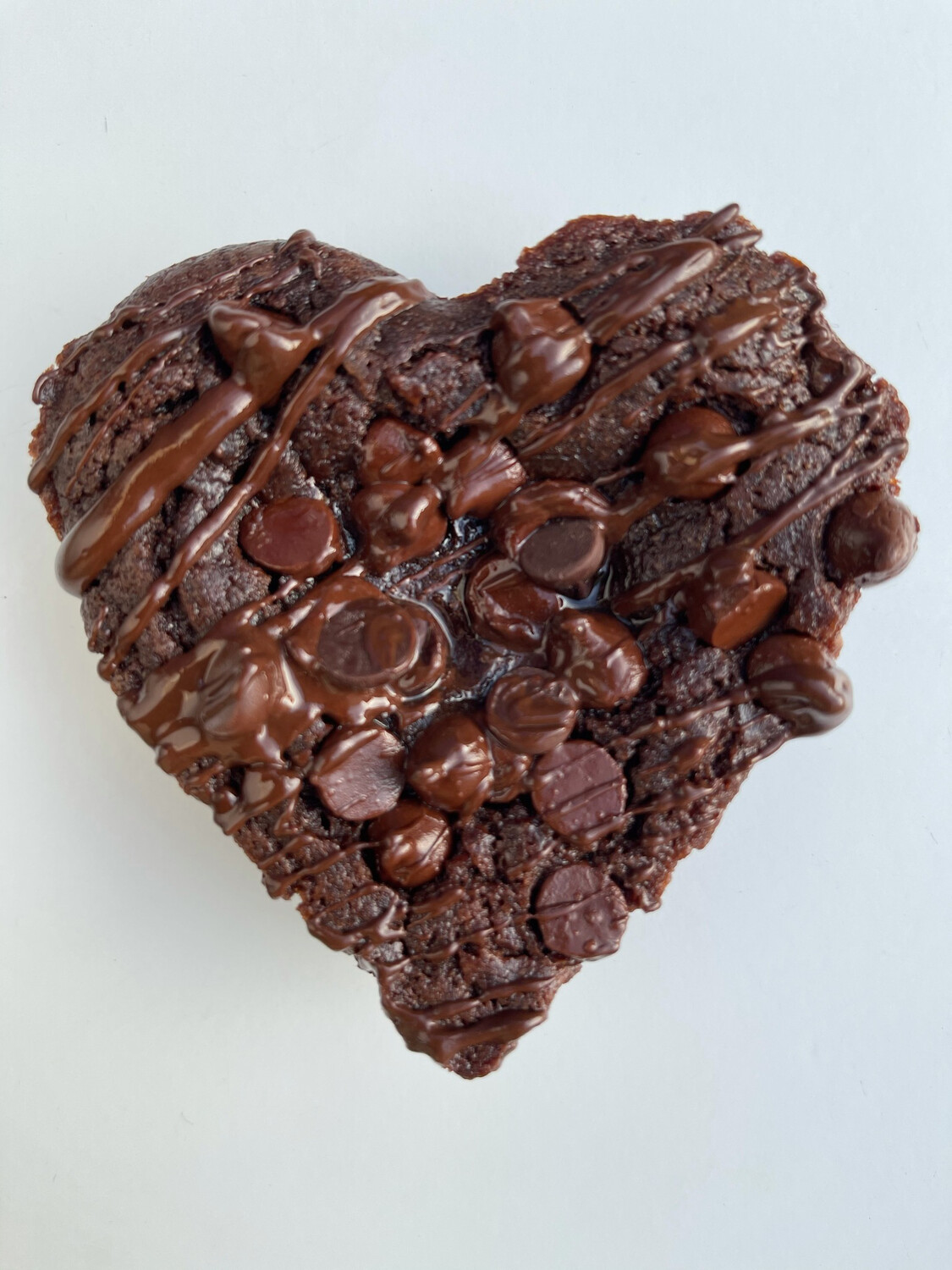 Order Original Heart Shaped Brownie food online from Luv Brownies @ Cupertino Farmers Market store, Cupertino on bringmethat.com