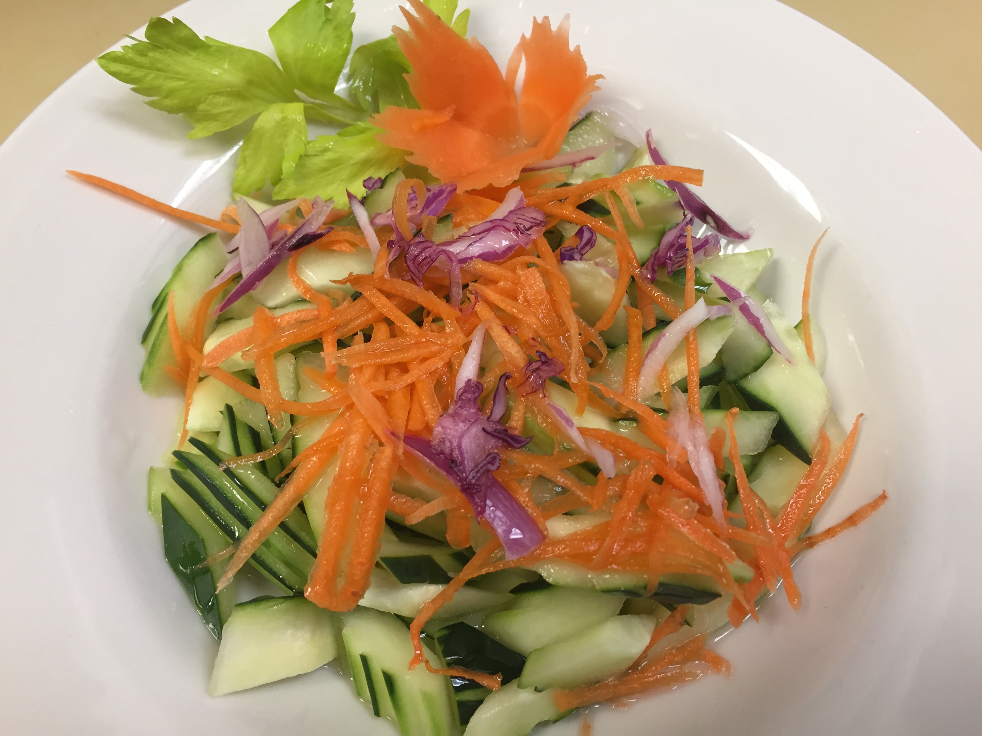 Order 1. Cucumber Salad food online from Jewel of Siam Restaurant store, Orland Park on bringmethat.com