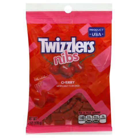 Order Twizzlers Cherry Nibs 6oz food online from 7-Eleven store, San Juan Capistrano on bringmethat.com