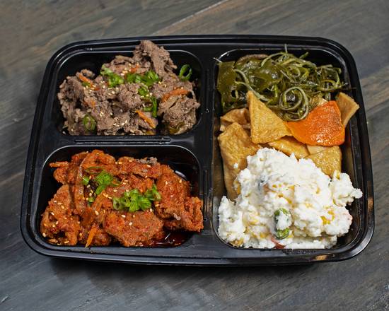 Order Dinner with 2 Meat food online from Jin Korean Bbq store, Houston on bringmethat.com