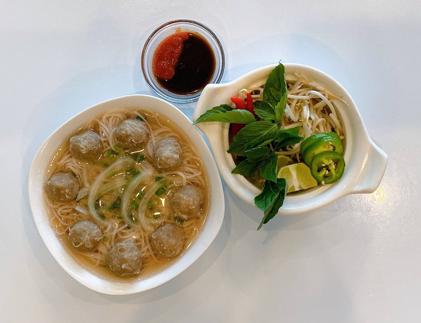 Order Pho with Beef Balls food online from Thai Bbq store, Newark on bringmethat.com