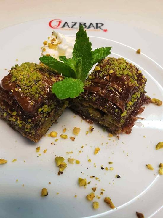 Order Sm Chocolate Baklava food online from Cazbar Columbia store, Columbia on bringmethat.com