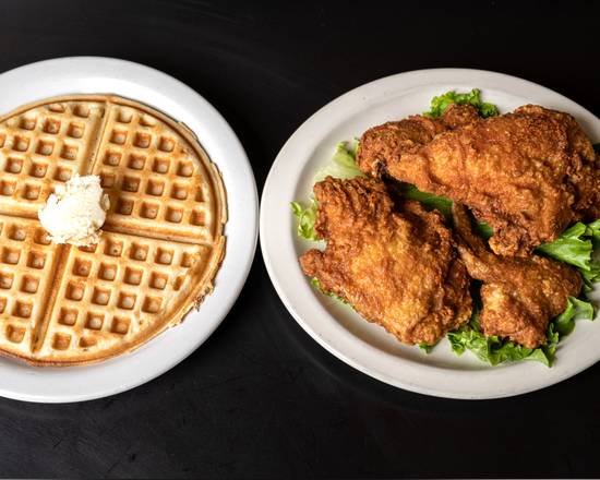 Order Chicken and Waffle food online from Tiffany's Cafe store, San Francisco on bringmethat.com