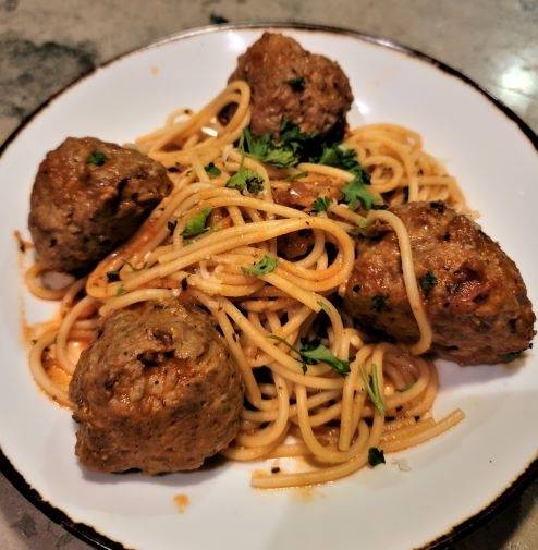 Order Spaghetti & Meatballs food online from Rustico Restaurant & Bar store, Arlington on bringmethat.com