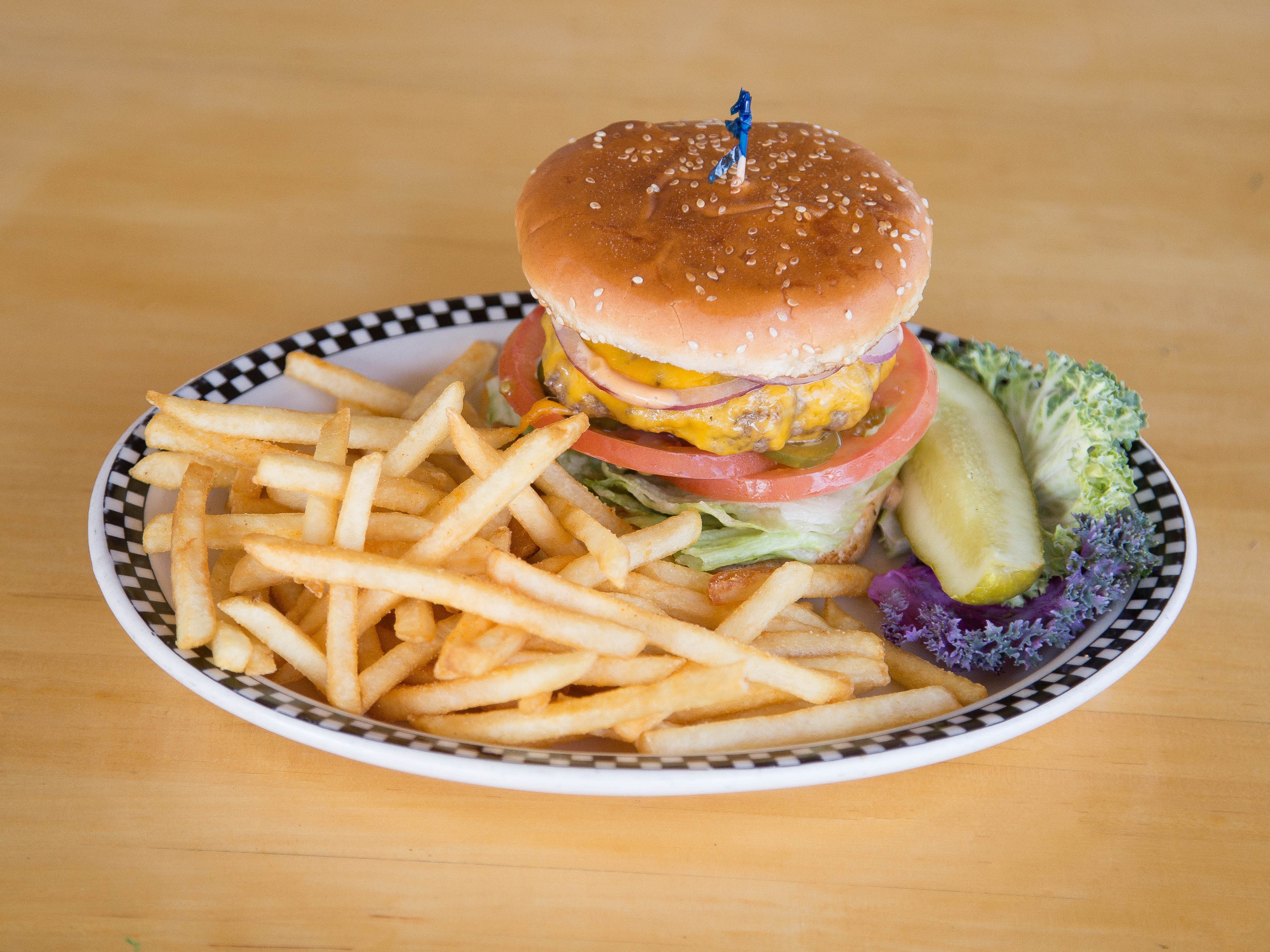 Order Route 66 Burger food online from Route 66 Classic Grill store, Canyon Country on bringmethat.com
