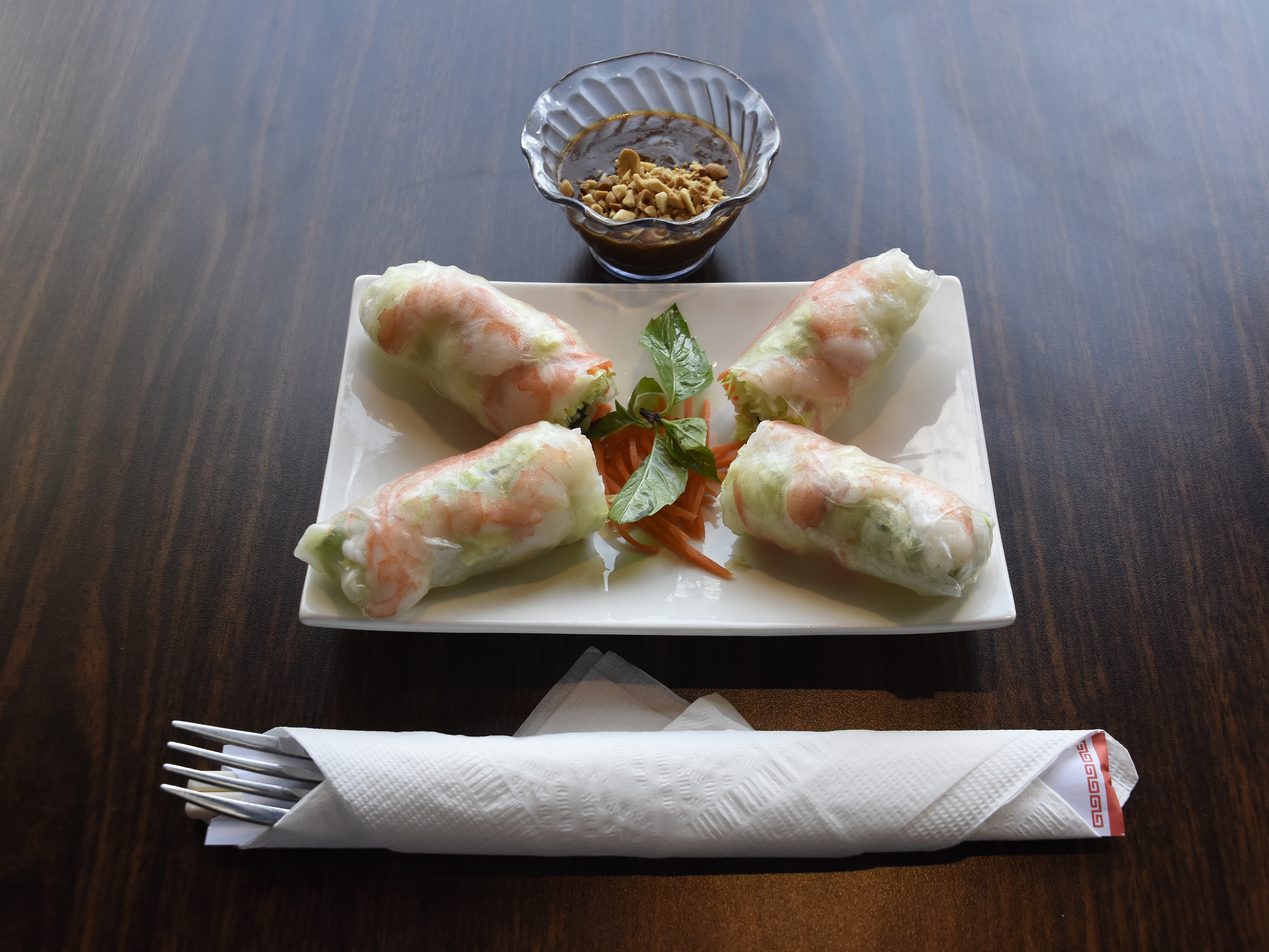 Order A1. Spring Rolls food online from Pho Lamour Cafe store, Brookfield on bringmethat.com