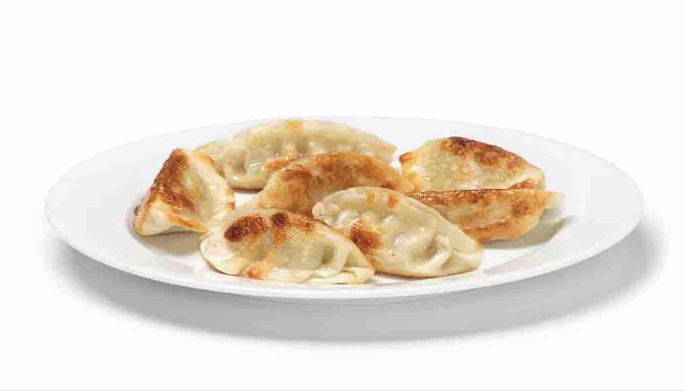 Order 6 Pork Potstickers food online from Gk Mongolian Bbq store, Tracy on bringmethat.com